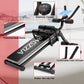 Foldable Ab Trainer Fitness Equipment with LCD Display, Black