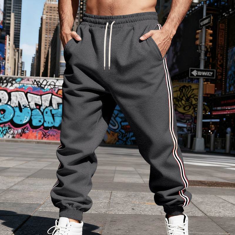 Thickened Fleece-Lined Sweatpants