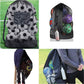 Mesh Soccer Ball Bag Extra Large Drawstring Basketball Storage Bag with Zipper Pocket Volleyball Football Net Pack Gym Bags