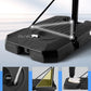 Portable Basketball Hoop Goal Basketball Hoop System Height Adjustable 7 Ft. 6 In..10 Ft. with 44 Inch Indoor Outdoor PVC Backboard Material