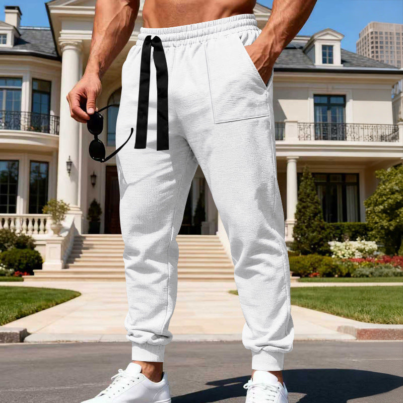 Urban Horizon Men’s Loose-Fit Sweatpants – Adjustable Cuff Joggers