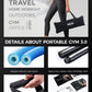 Resistance Bands Bar Exercise Bands Attachment 38" Black Max Load 800Lb for Home Gym Workout Full Body Workout Power Lifting Fitness Bar