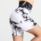 Tie-dye Sports Yoga Fitness Shorts For Women
