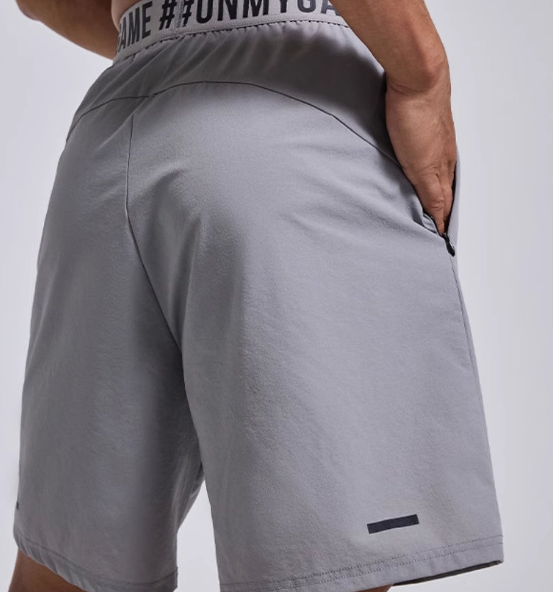 Men’s Loose Sports Cropped Pants – Breathable Workout Shorts