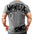 Big Print Brothers cotton stretch slim fit men's workout T-shirt in multiple colors and sizes