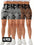 4 Pack Tie-Dye High Waist Stretch Gym Shorts by GearUp