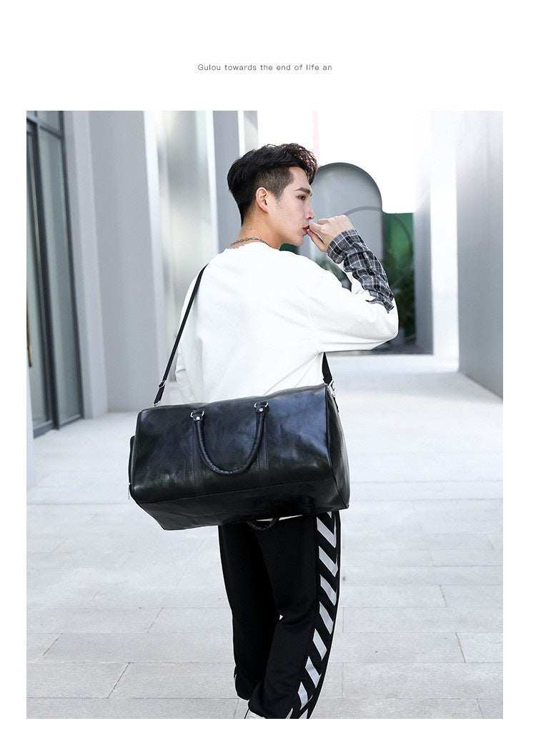 Retro Business Trip Large Capacity Men Sports Gym Bag