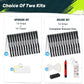 Classic Rubber Golf Grips 13 Pack, High Feedback, Non-Slip, 13 Grips with 15 Tapes, Standard Size, White, CC01 Series