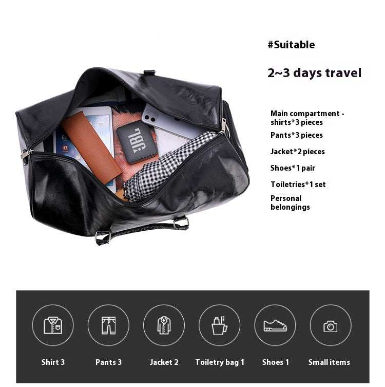 Retro Business Trip Large Capacity Men Sports Gym Bag