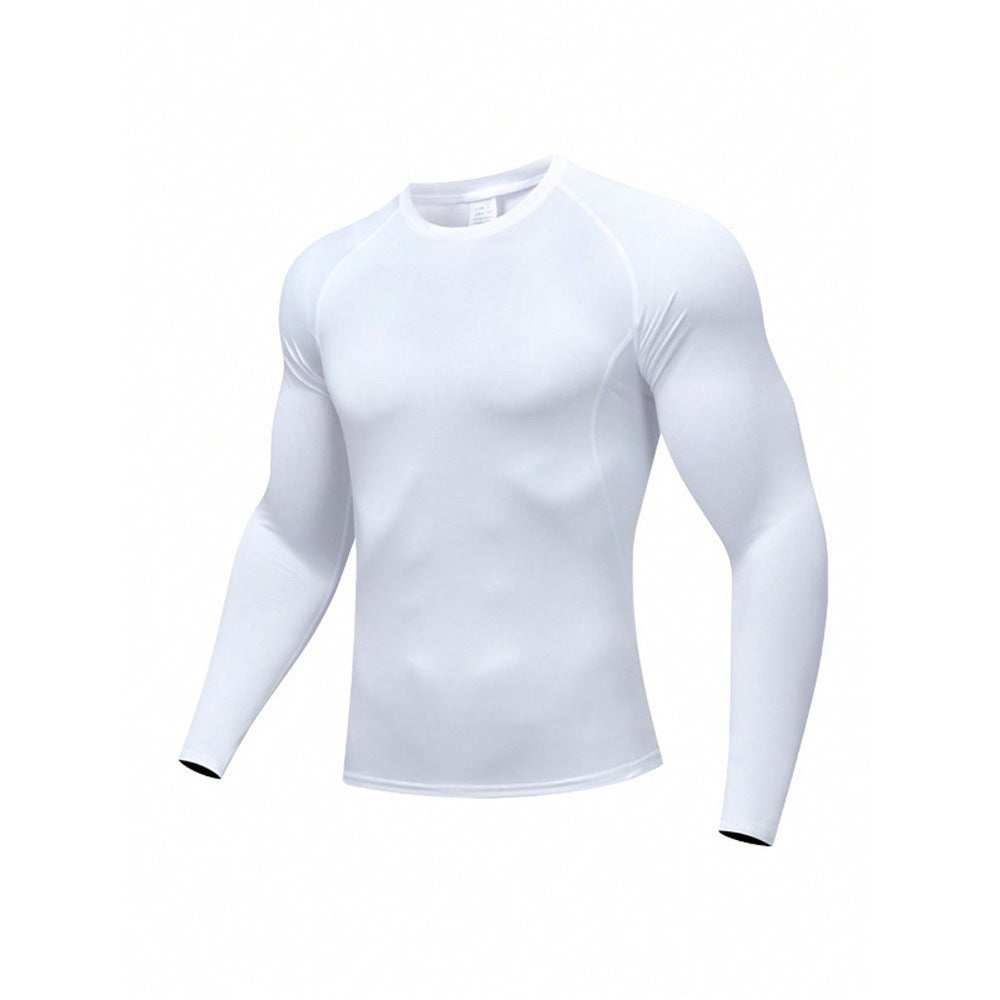 Long-sleeve Muscle-fit Athletic Workout Top