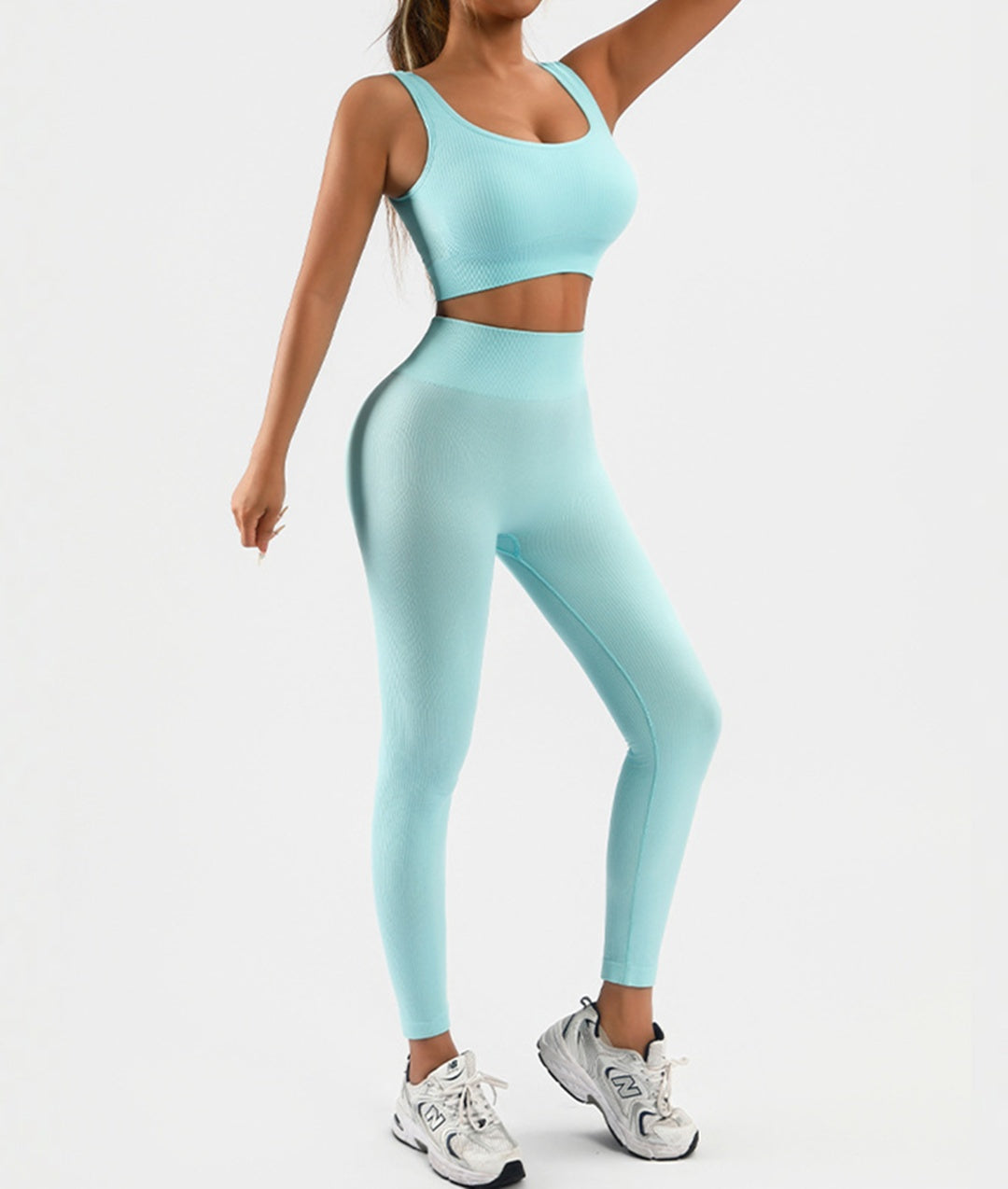 Seamless High Waist Gym Outfit