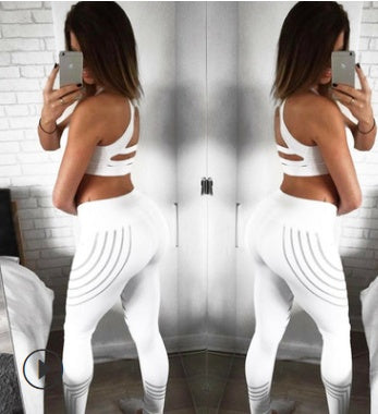 Radiant Aura: Women’s Fitness Glow Leggings – Milk Silk Performance
