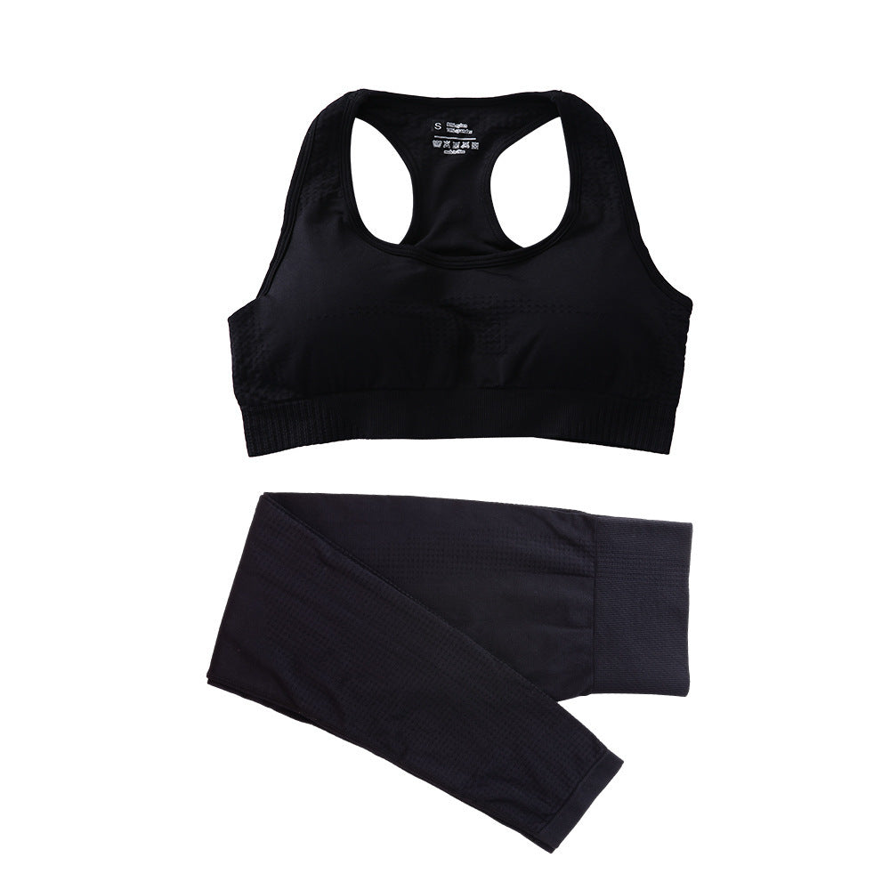 Women's seamless crop top and leggings set, colour option 7