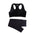 Women's seamless crop top and leggings set, colour option 7