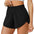 Women 3 inch athletic shorts with high waist, quick-dry fabric, and side zipper pocket for running and yoga