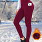 Autumn And Winter Warm Pocket Plus Velvet Yoga Pants