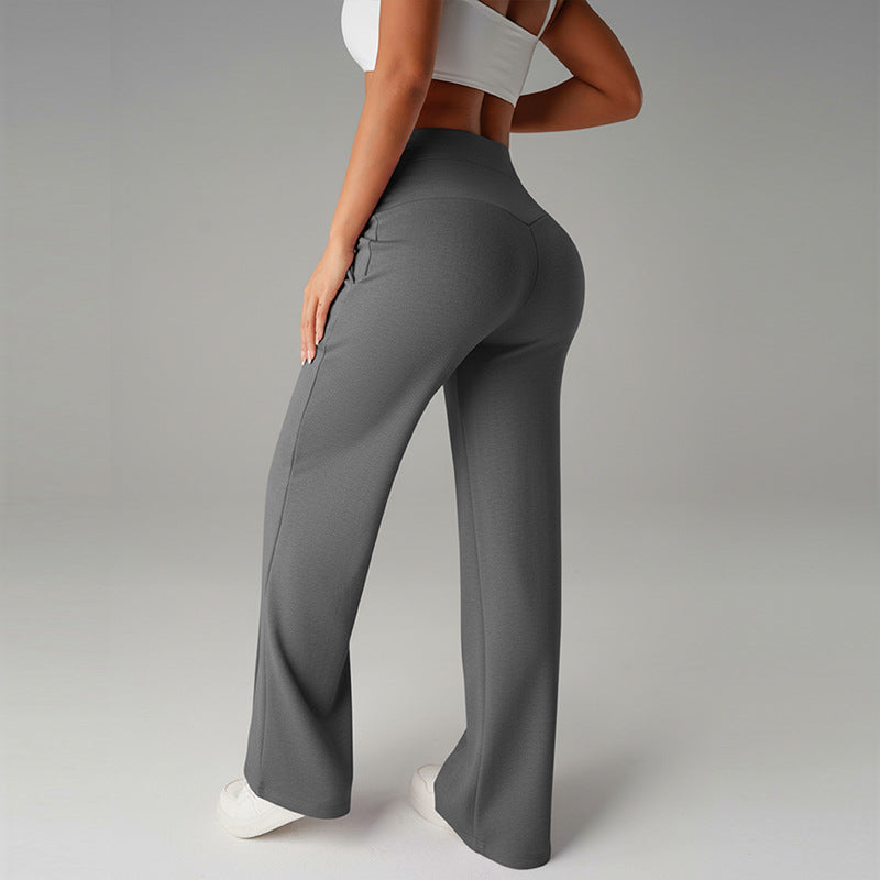 Women's high-waist wide-leg sweatpants, product detail 1