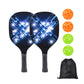 Poplar Wood Pickleball Paddle Set with UV Printing – Durable Paddles + Balls + Bag