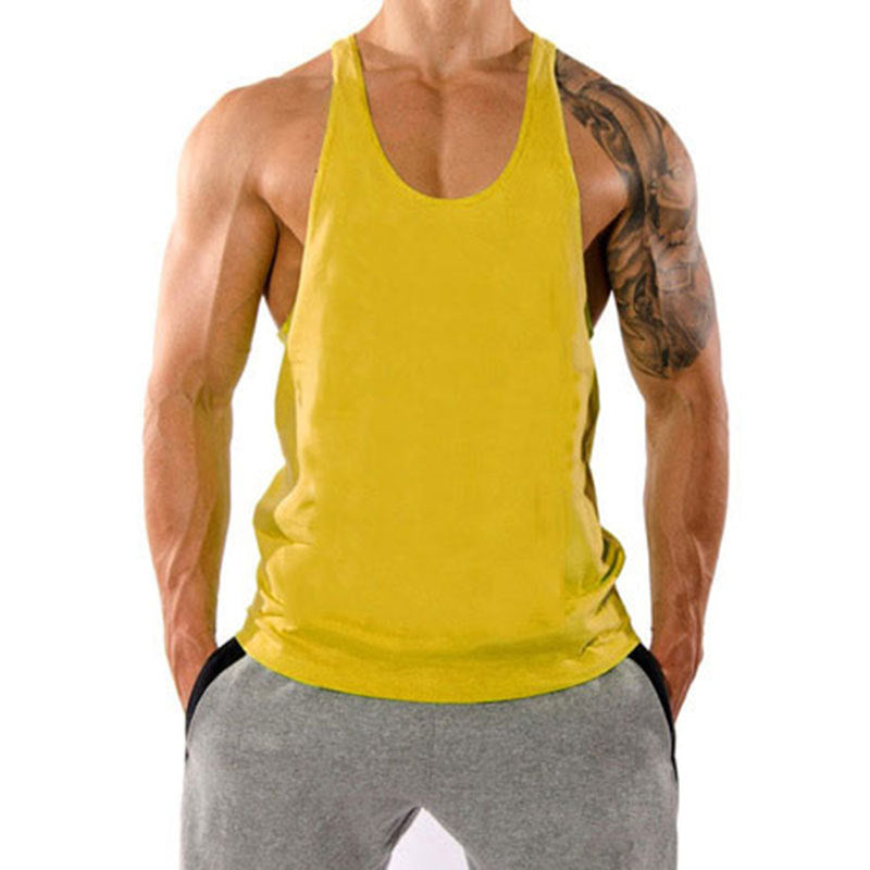 Core-Flow Men’s Training Tank Top – Premium Combed Cotton Loose-Fit