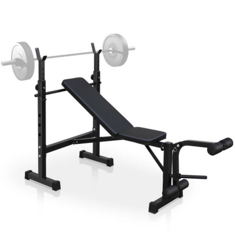 Olympic Weight Bench with Squat Rack – Home Gym Trainer