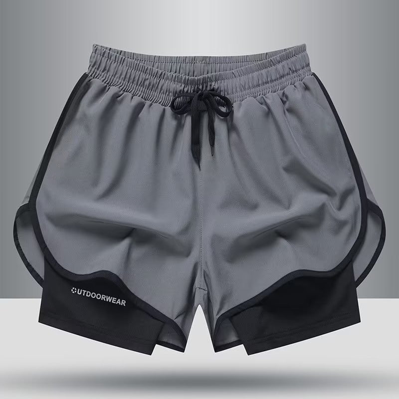 Men’s Elite "Ice Silk" 2-in-1 Training Shorts