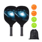 Poplar Wood Pickleball Paddle Set with UV Printing – Durable Paddles + Balls + Bag