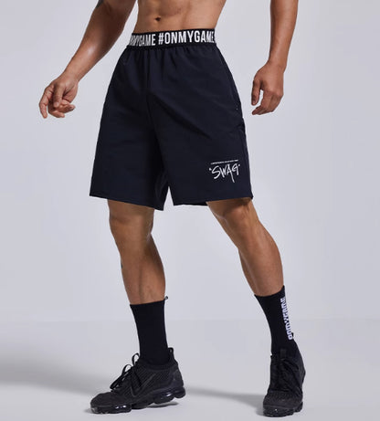 Men’s Loose Sports Cropped Pants – Breathable Workout Shorts
