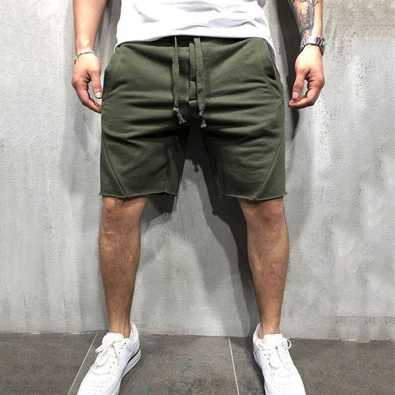 Men's Gym Sports Shorts in Olive Green - Lightweight Comfortable Training Fit | GearrUp
