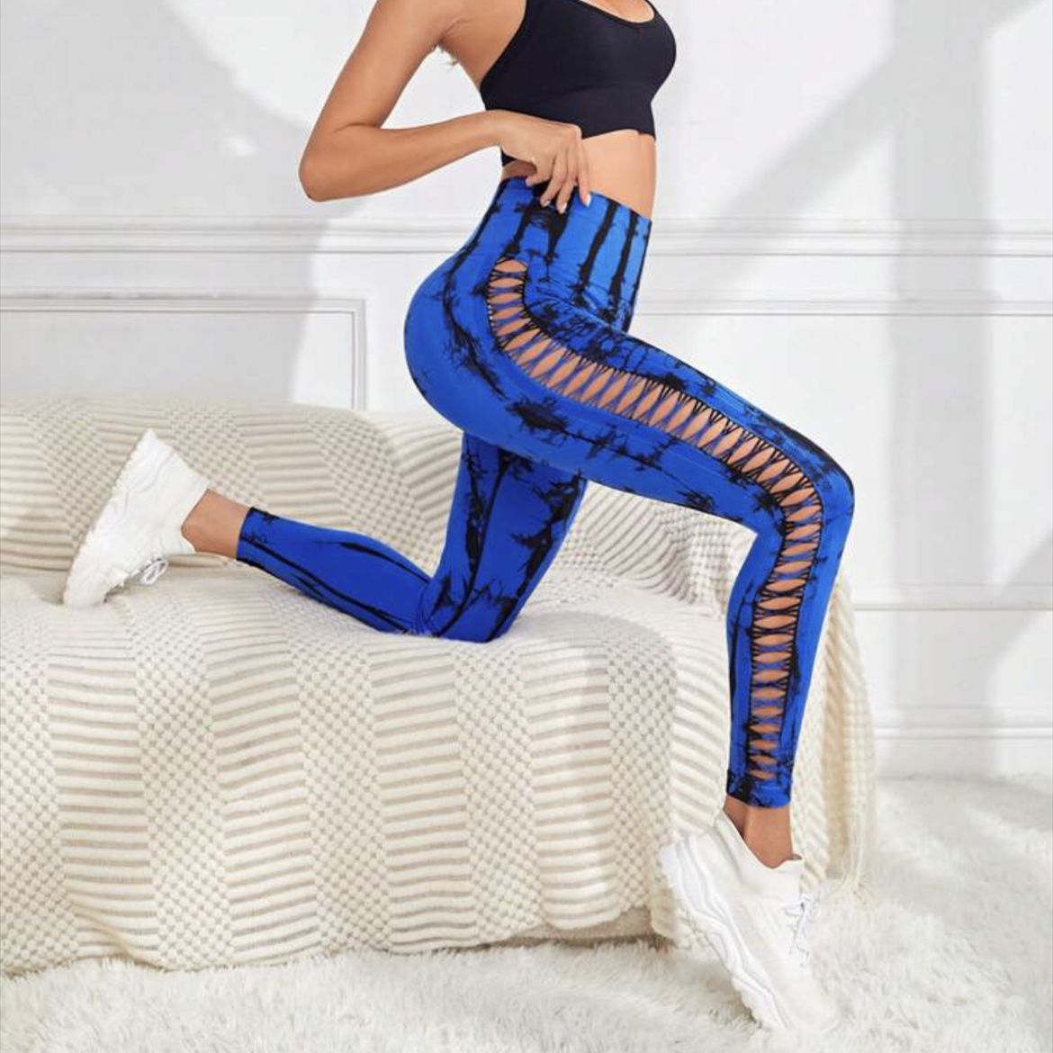 High‑Waist Tie‑Dye Seamless Leggings – Butt‑Lift Fit