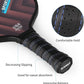 Graphite Pickleball Paddles Set- Premium Rackets Fiber Face & Polymer Honeycomb Core Pickleball Set Includes Pickleball Paddles + Pickleball Balls+ Replacement Soft Grip + 1 Bag