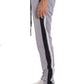 TRICOT STRIPED TRACK PANTS