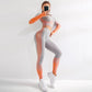 EP Sport Set Women Seamless Yoga Set Women Gym Clothes Long Sleeve