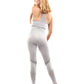Helia Seamless Leggings & Sports Bra Set - Grey