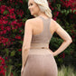 Bedford Seamless Python Pattern Leggings & Sports Bra Set- Coffee