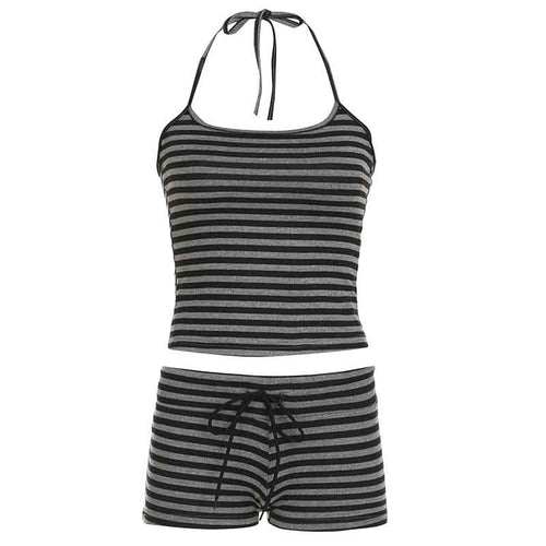 Sports Casual Slim Fit Sexy Home Wear Halter Spaghetti Straps Top