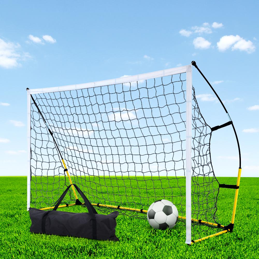 Everfit 2.4m Football Soccer Net Portable Goal Net Rebounder Sports