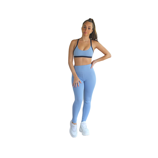 Satya Sports Bra - Powder Blue