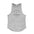 FlexFit Cotton Performance Tank in grey with MACHINE FITNESS logo for versatile workout wear.