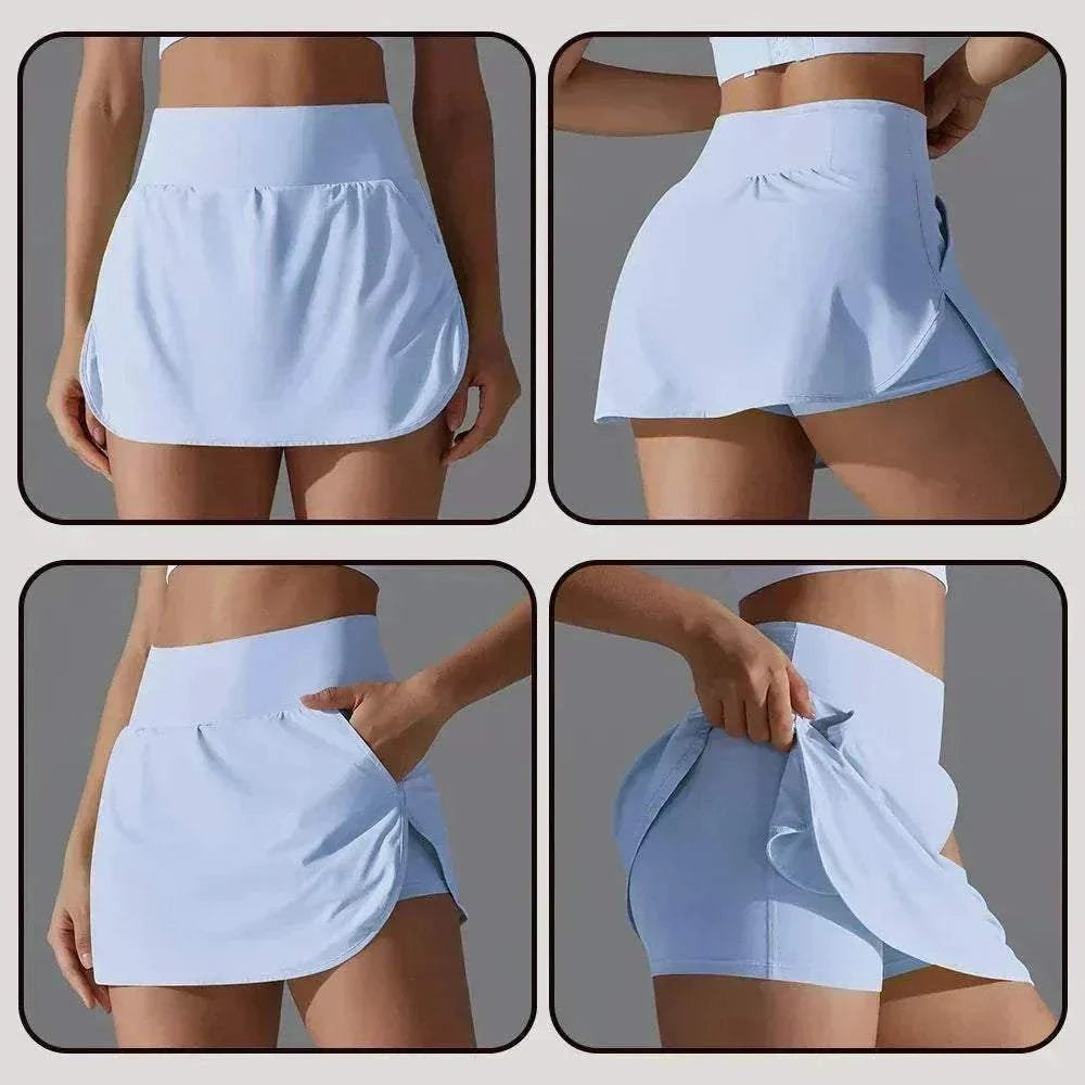 Silhouette Pocket Yoga Shorts