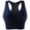 FlexForm Seamless Padded Fitness Bralette in navy, designed for lightweight support and all-day comfort.