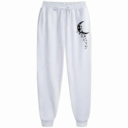 Premium Women's Print Drawstring Jogger Pants by GearrUp in vibrant colors with adjustable waist and relaxed fit