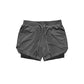 Men’s 2-in-1 Camo Running Shorts — Quick-Dry Gym Fitness Training Shorts with Inner Compression Layer for Summer Workouts