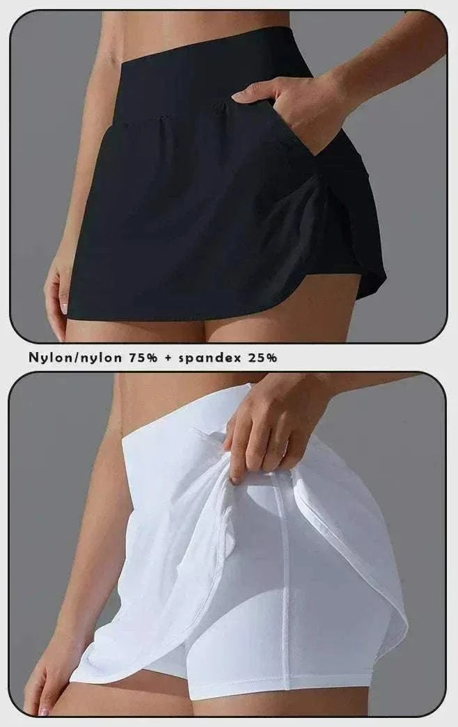 Silhouette Pocket Yoga Shorts