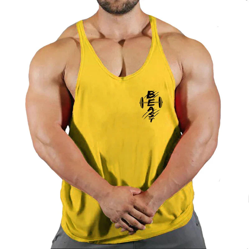 Men's Muscle Gym Tank Top Running Vest