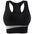 FlexForm Seamless Padded Fitness Bralette in black with stylish design for active wear.