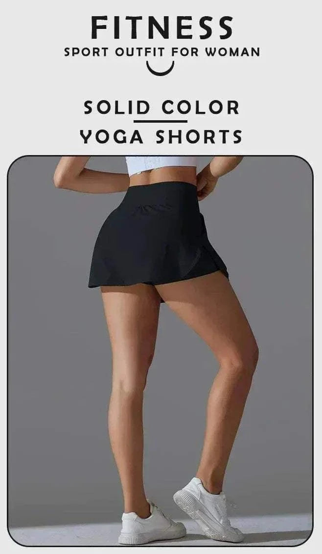Silhouette Pocket Yoga Shorts