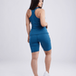 JupiterGear High-Waisted Workout Shorts with Pockets & Criss Cross Des