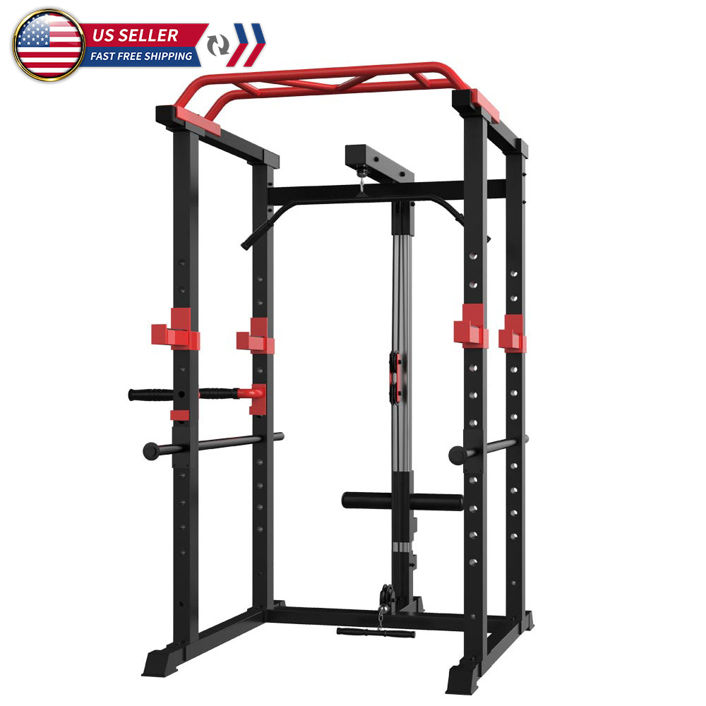 GearUp Power Cage Home Gym – Durable Multi-Functional Rack