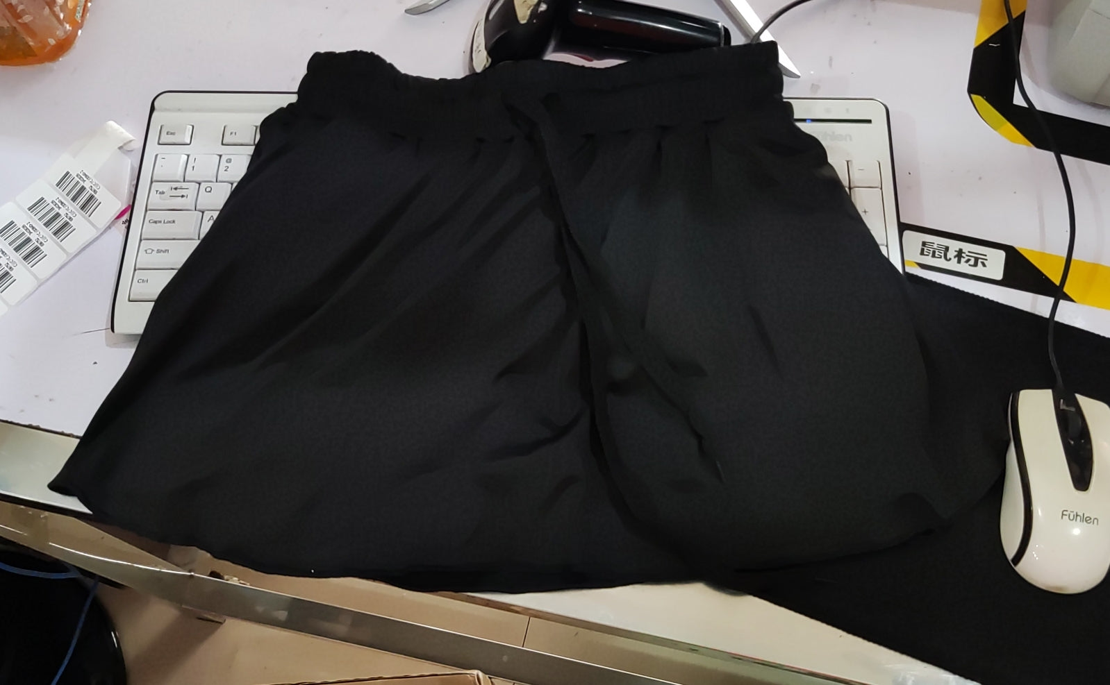 Women wearing colorful scrunch-skirt cycling biker shorts for gym workout and marathon running
