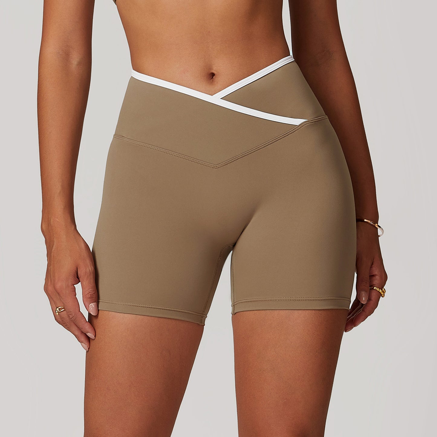 Zenith Nude-Feel Yoga Shorts – High-Waist Hip-Raise Sculpt